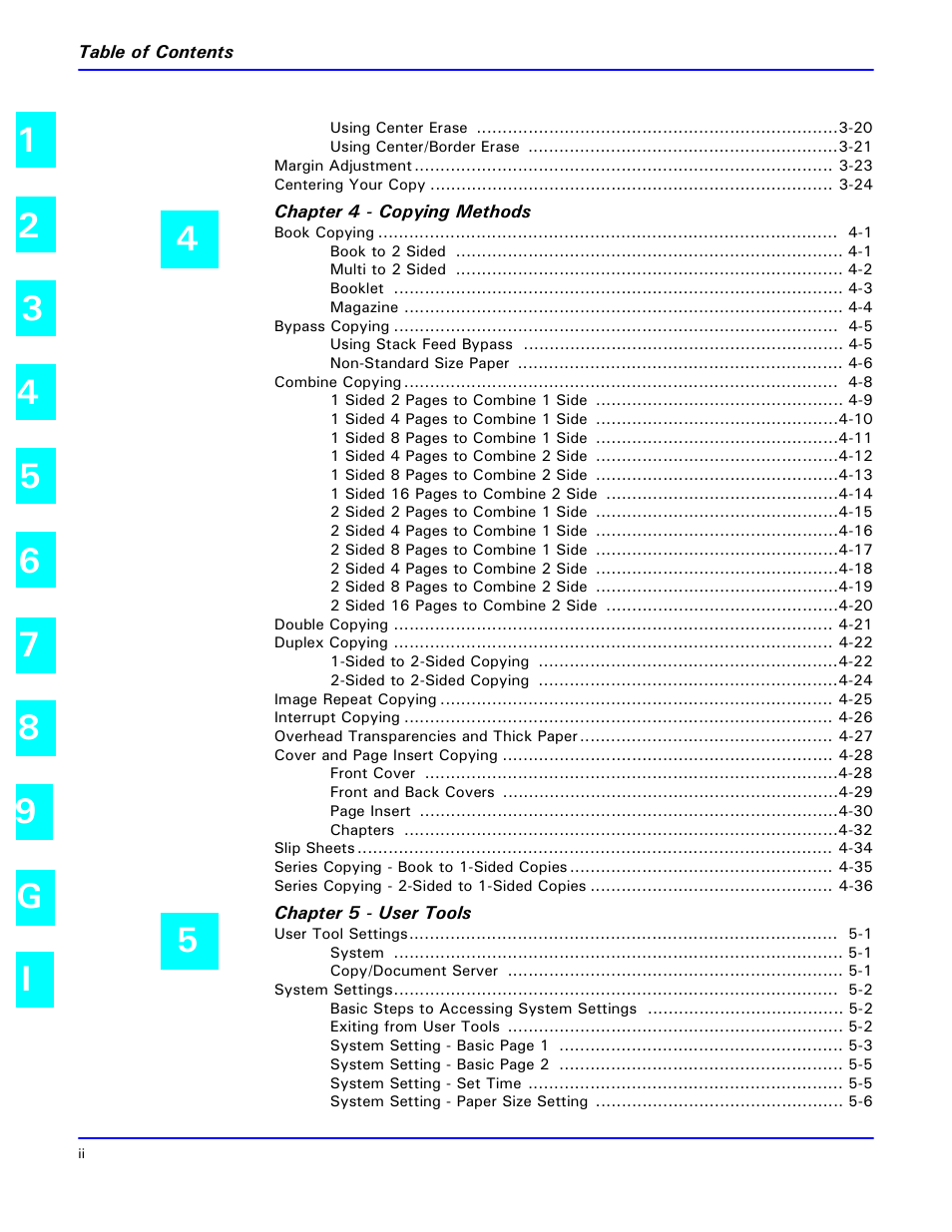 Lanier 5470 User Manual | Page 4 / 184