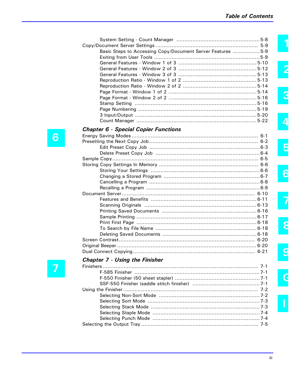 Lanier 5470 User Manual | Page 5 / 184