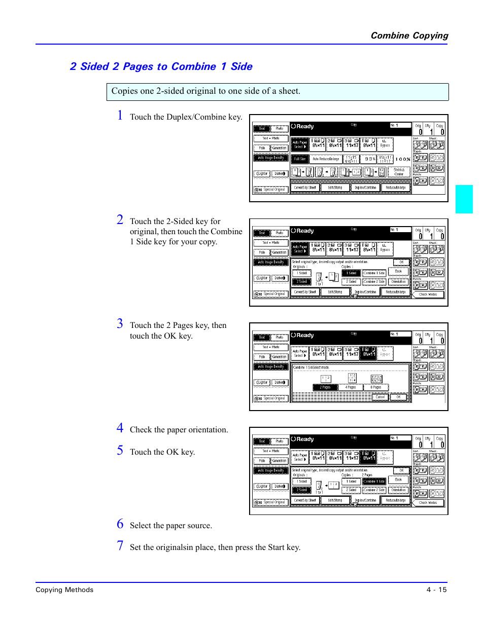 Lanier 5470 User Manual | Page 61 / 184