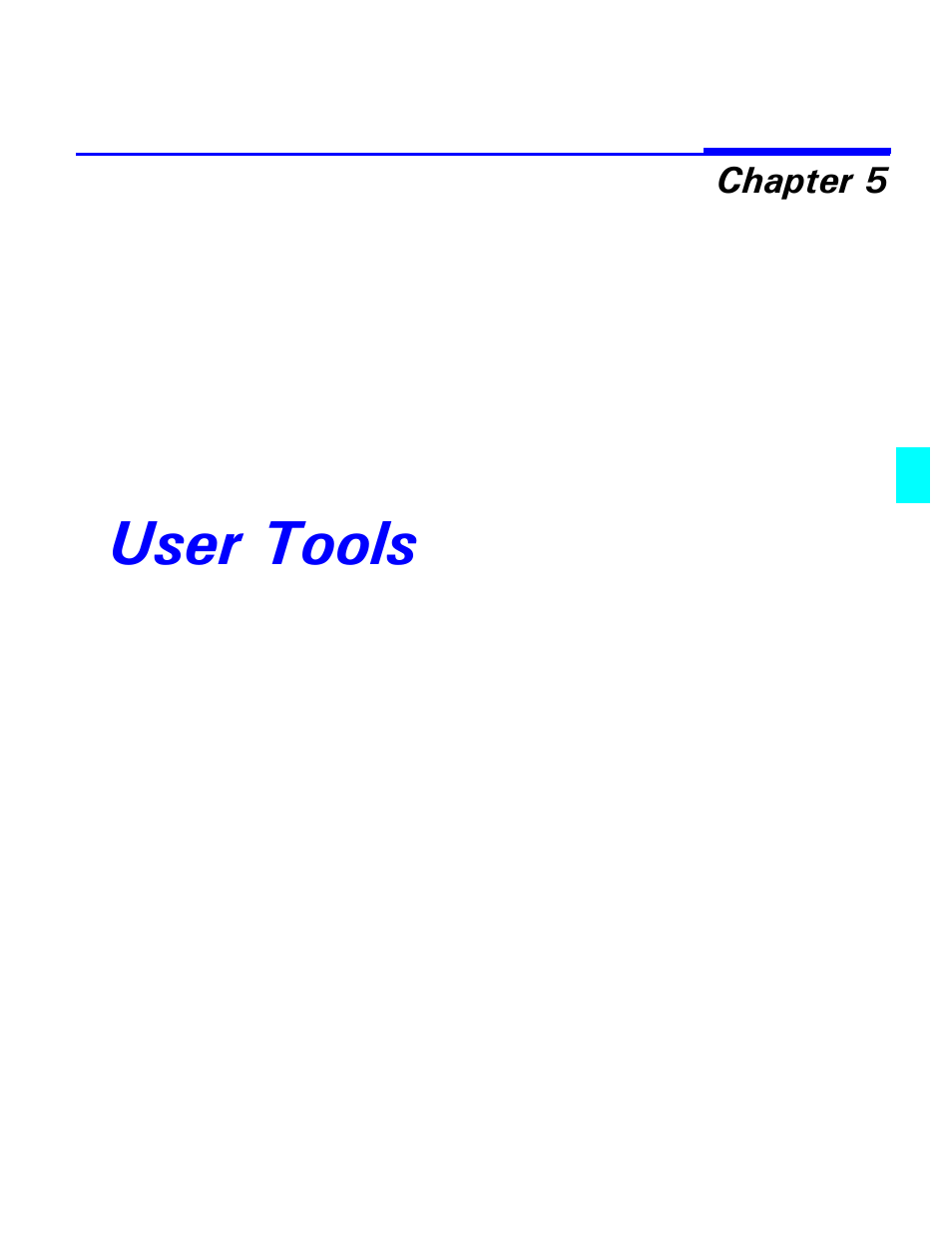 User tools, Chapter 5 - user tools | Lanier 5470 User Manual | Page 83 / 184