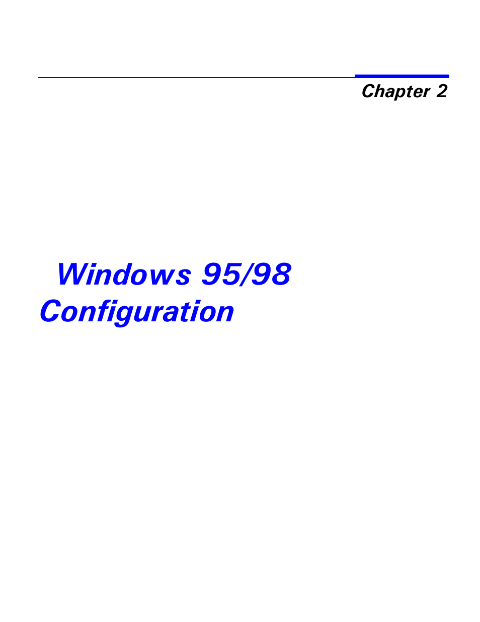 Windows 95/98 configuration, Chapter 2 - windows 95/98 configuration | Lanier 5227 User Manual | Page 13 / 102