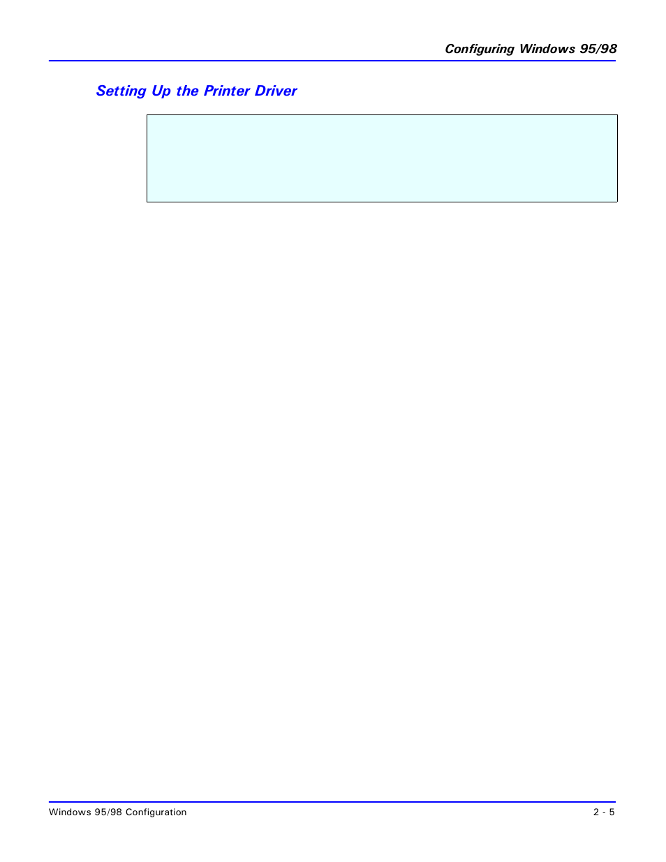 Setting up the printer driver, Setting up the printer driver -5 | Lanier 5227 User Manual | Page 19 / 102