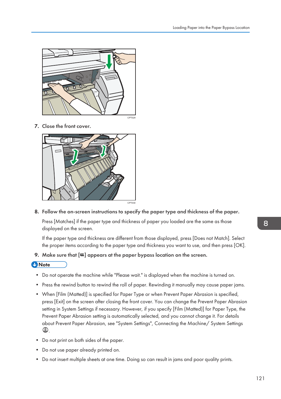Lanier CW2200SP User Manual | Page 123 / 220