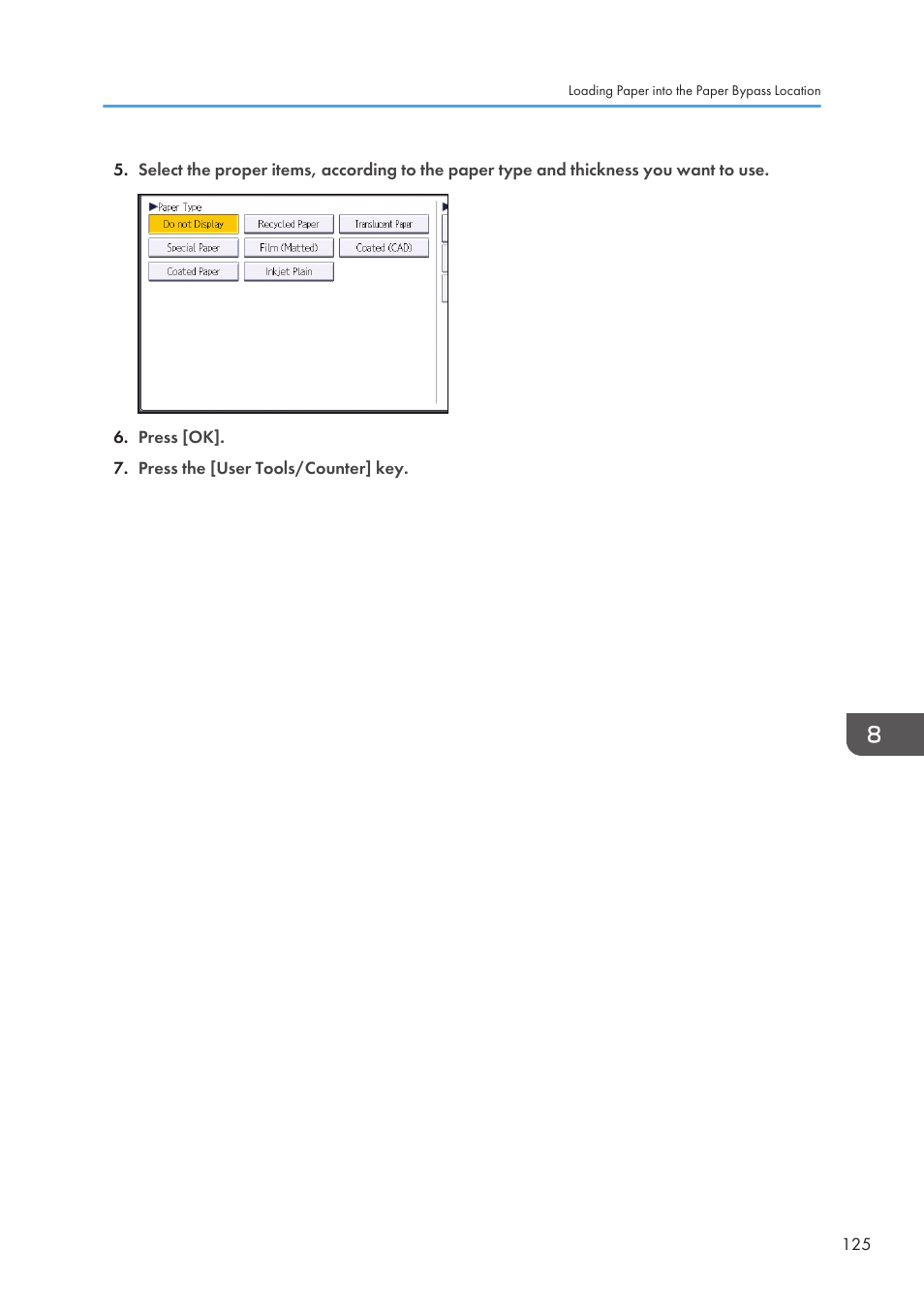 Lanier CW2200SP User Manual | Page 127 / 220