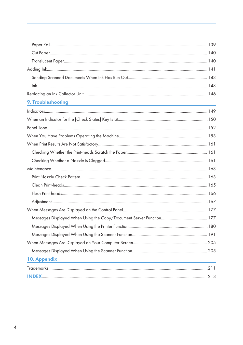 Lanier CW2200SP User Manual | Page 6 / 220