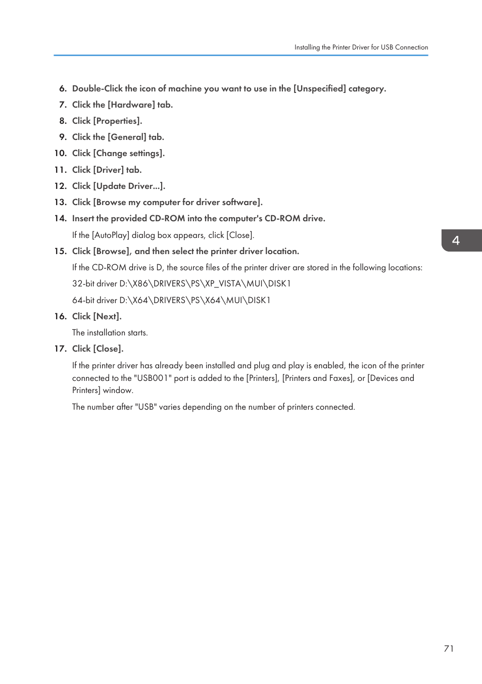 Lanier CW2200SP User Manual | Page 73 / 220