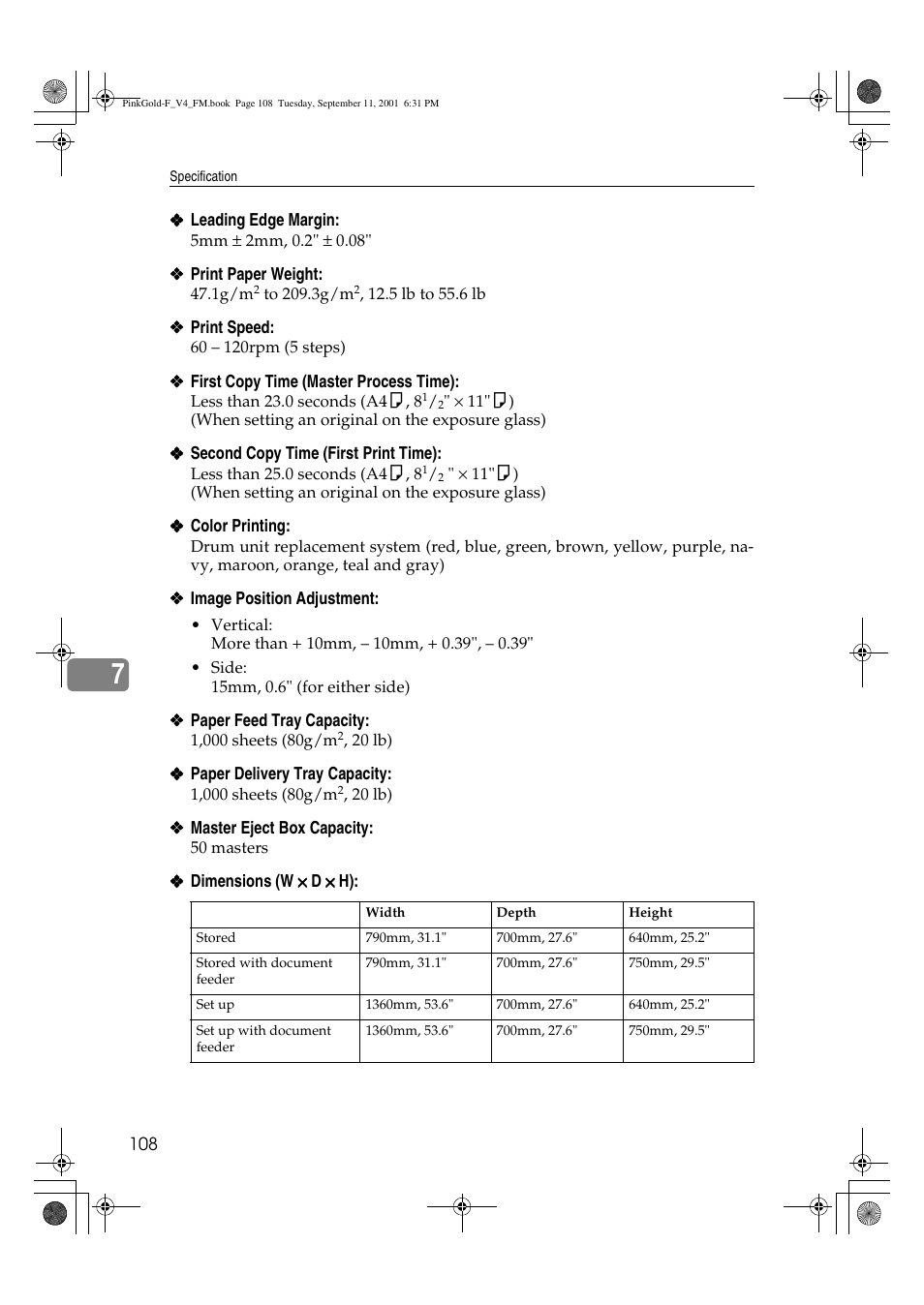 Lanier JP1030 User Manual | Page 120 / 128