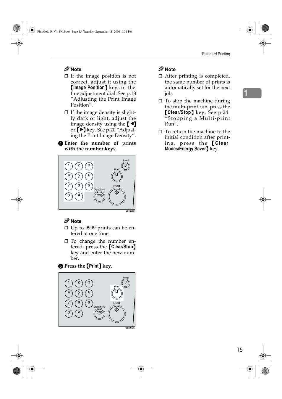 Lanier JP1030 User Manual | Page 27 / 128