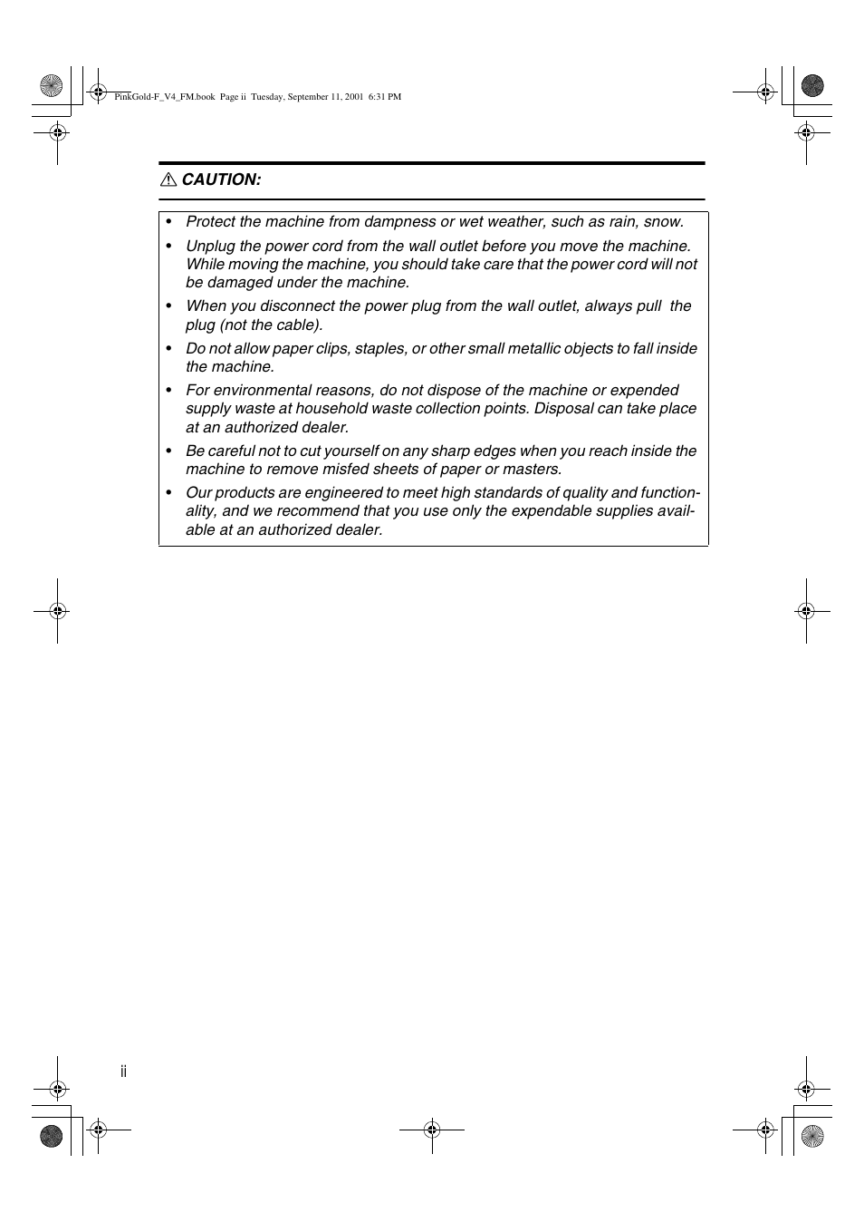 Lanier JP1030 User Manual | Page 6 / 128