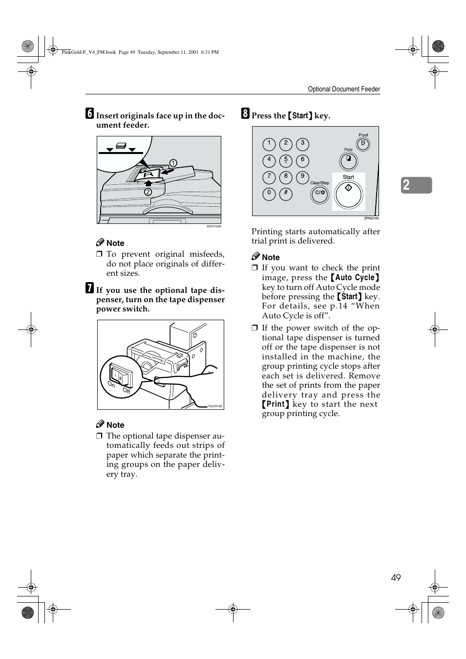 Lanier JP1030 User Manual | Page 61 / 128