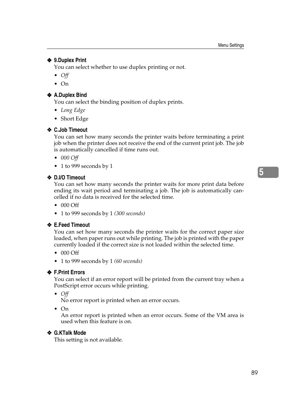 Lanier AP206 User Manual | Page 102 / 141