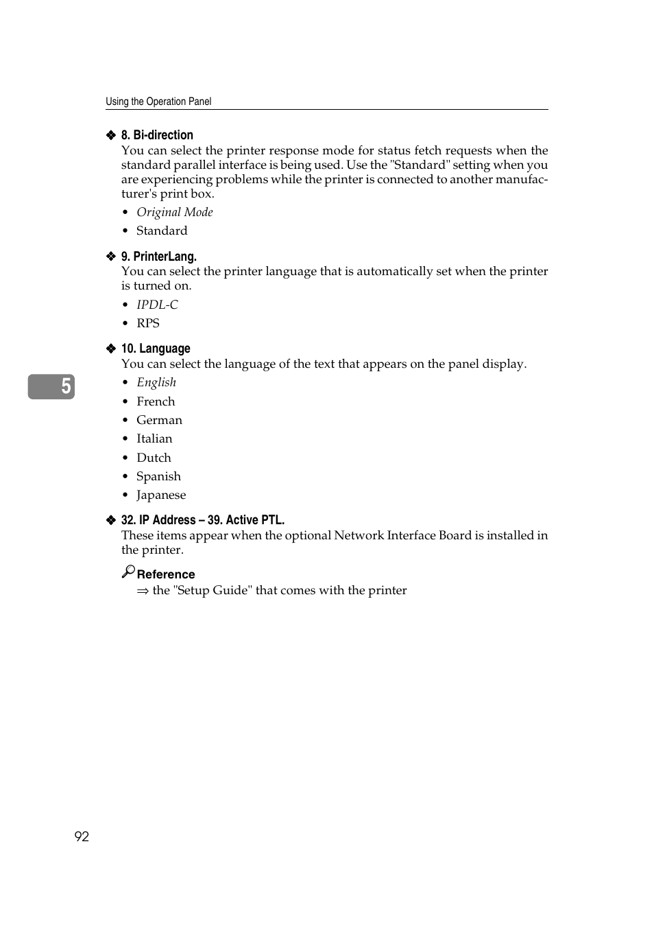 Lanier AP206 User Manual | Page 105 / 141