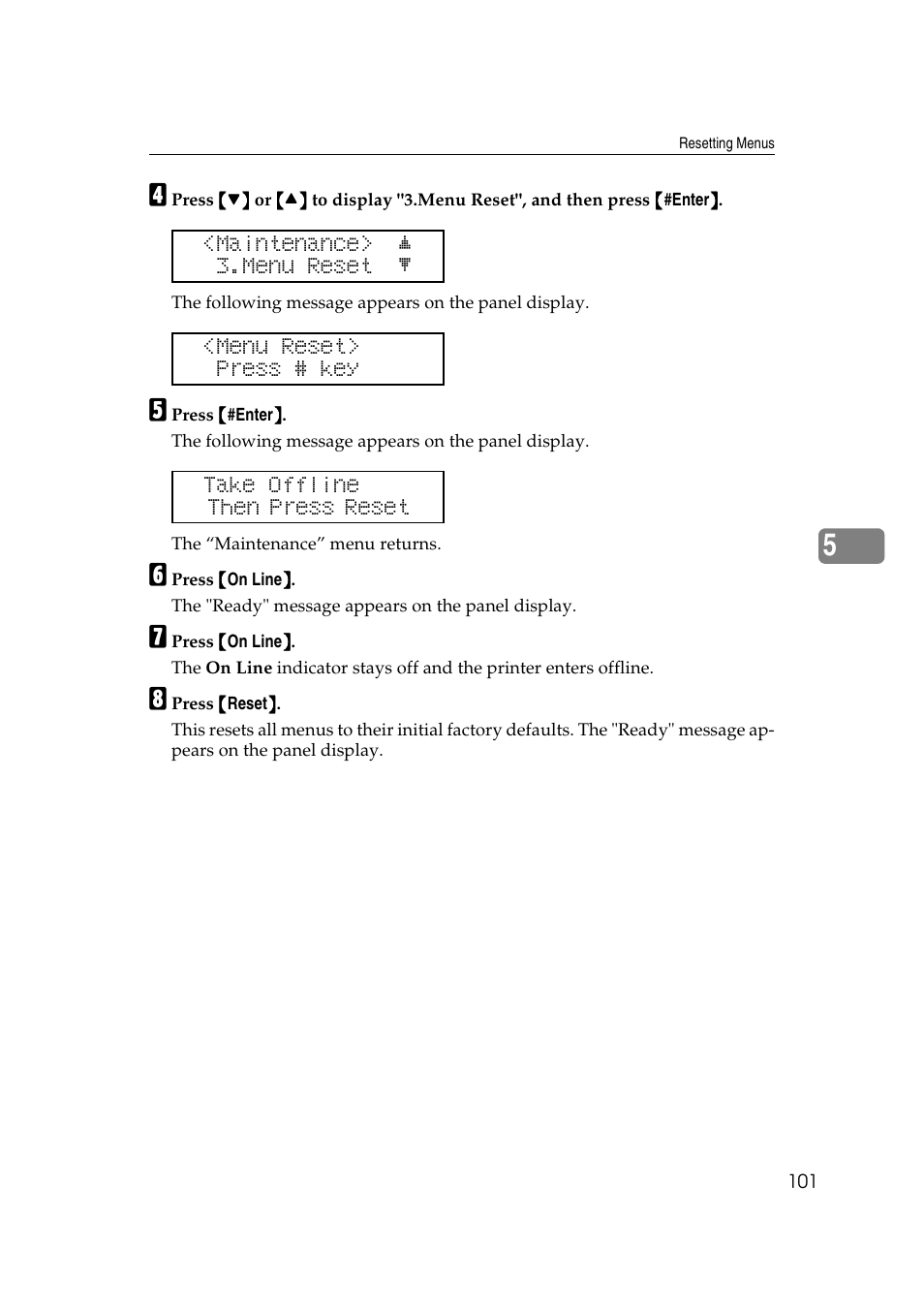 Lanier AP206 User Manual | Page 114 / 141