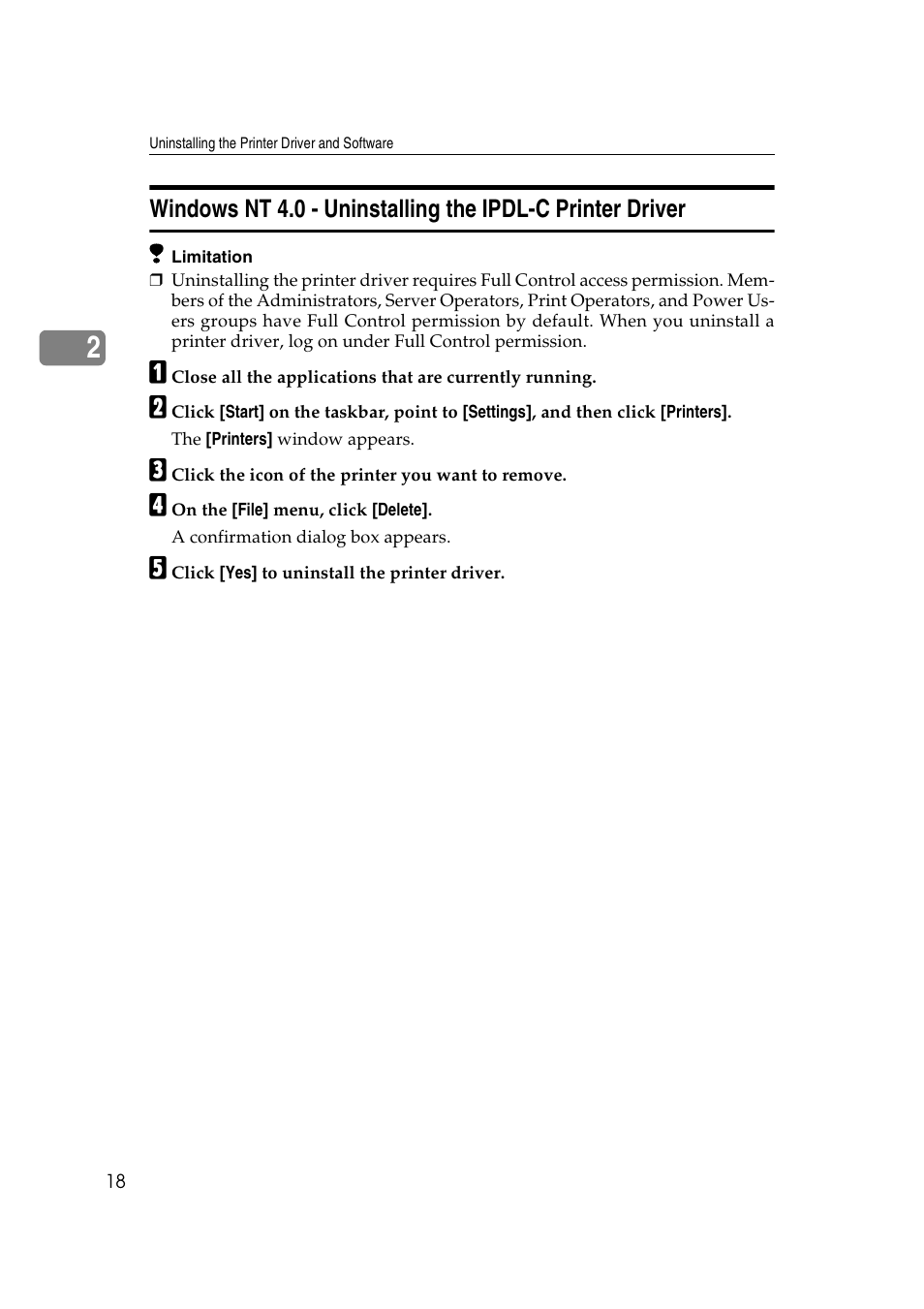 Windows nt 4.0 | Lanier AP206 User Manual | Page 31 / 141