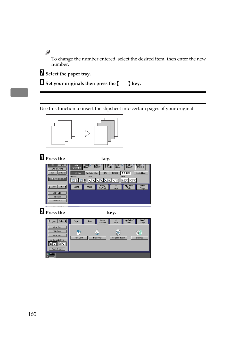 Slip sheet copy | Lanier 5705 User Manual | Page 174 / 368