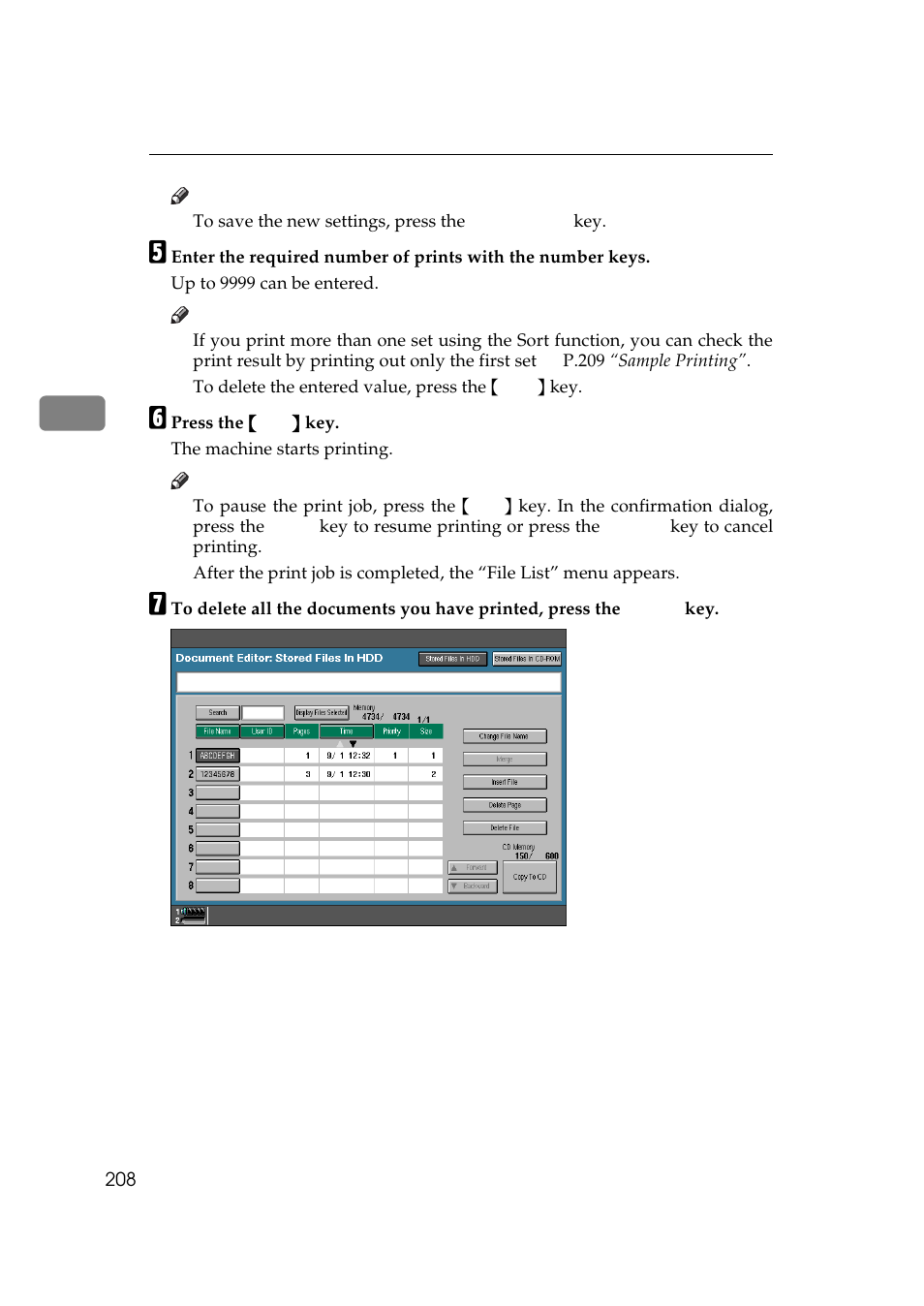 Lanier 5705 User Manual | Page 222 / 368