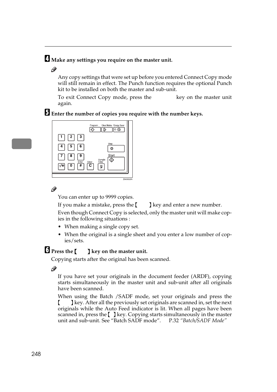 Lanier 5705 User Manual | Page 262 / 368