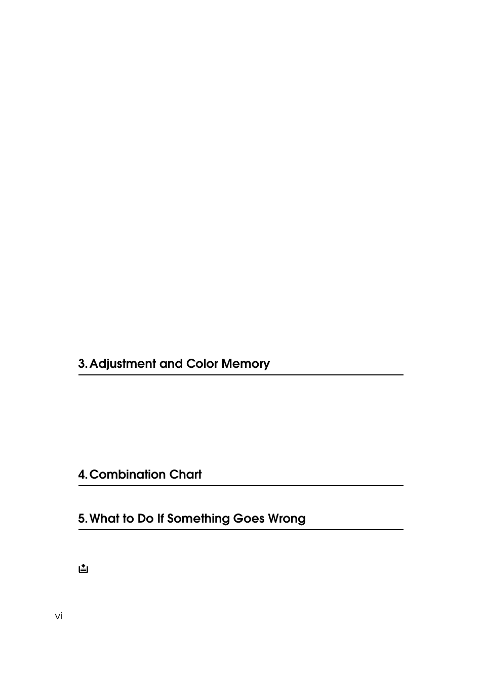 Combination chart, What to do if something goes wrong | Lanier 5625 User Manual | Page 10 / 180