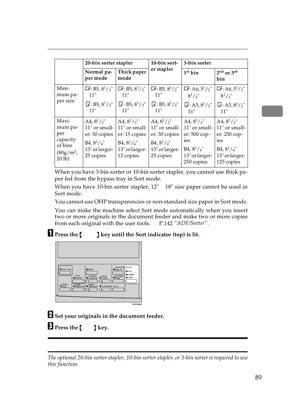 Stack | Lanier 5625 User Manual | Page 101 / 180