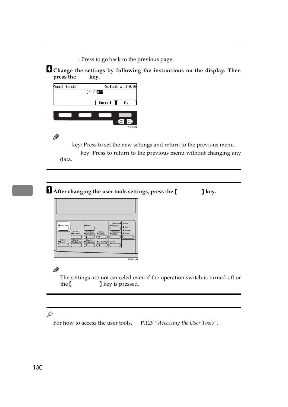 Exiting from the user tools | Lanier 5625 User Manual | Page 142 / 180