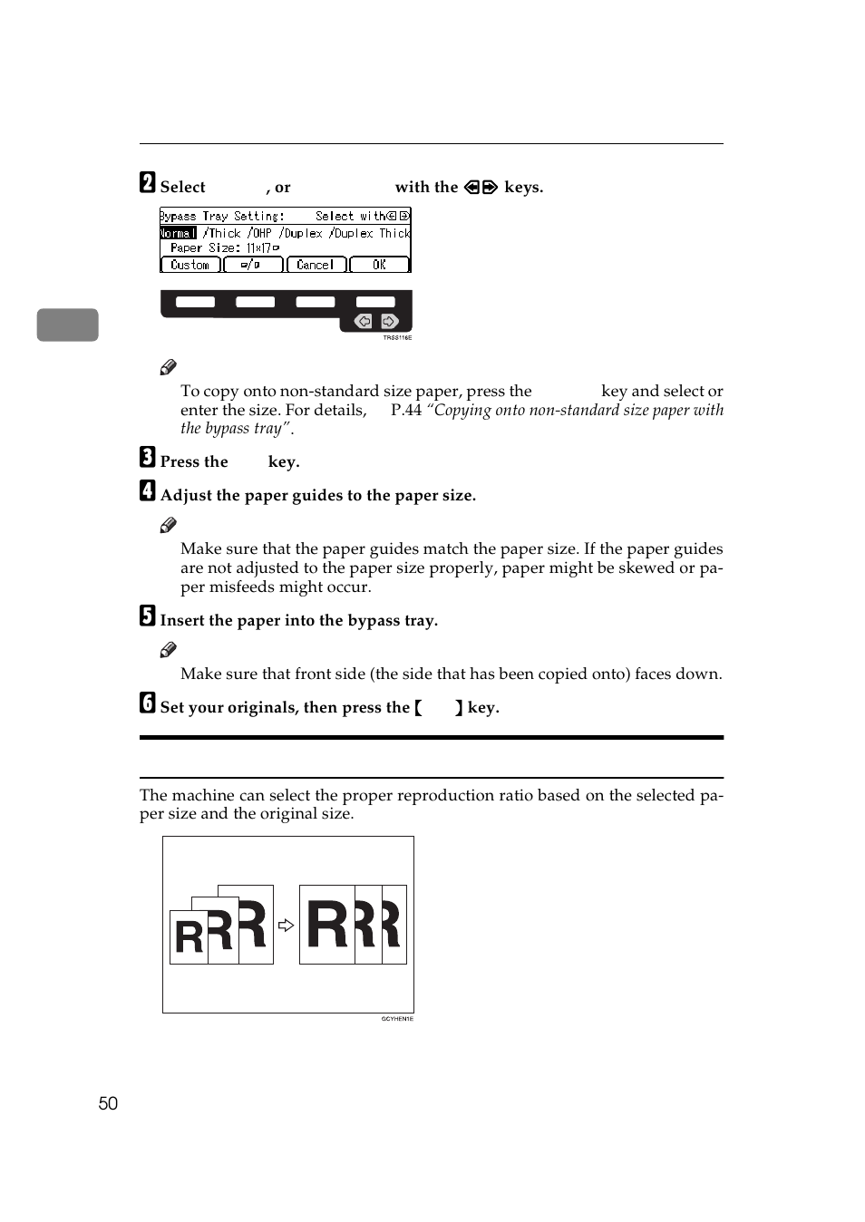 Auto reduce/ enlarge, Auto reduce/enlarge | Lanier 5625 User Manual | Page 62 / 180