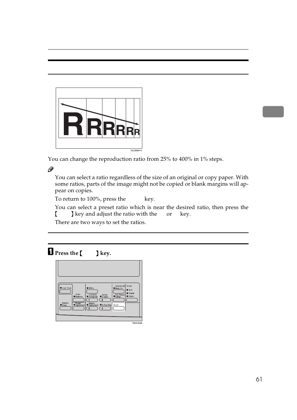 Zoom | Lanier 5625 User Manual | Page 73 / 180