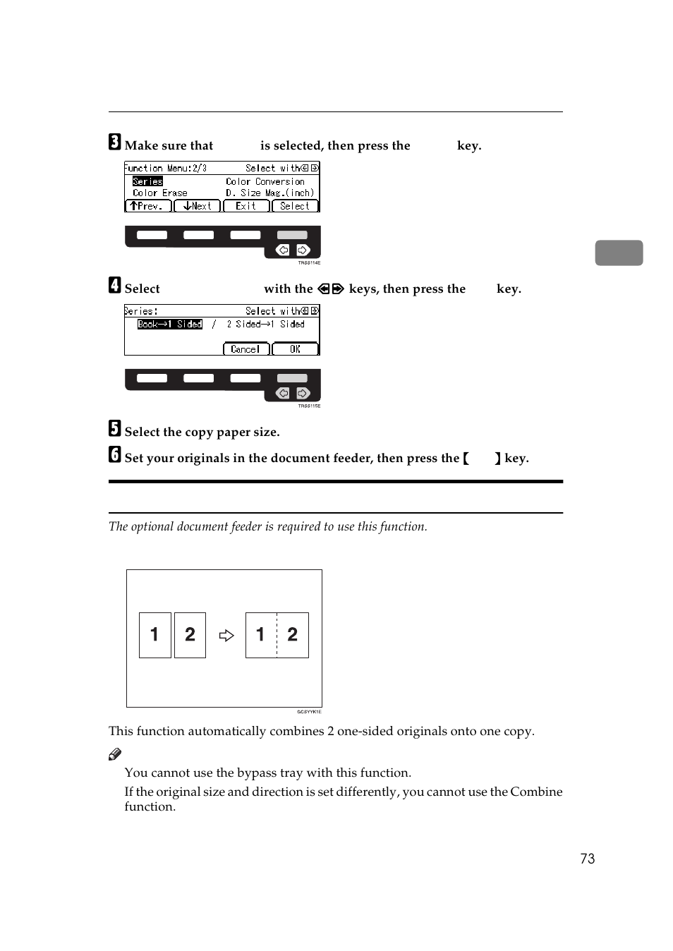 Combine | Lanier 5625 User Manual | Page 85 / 180