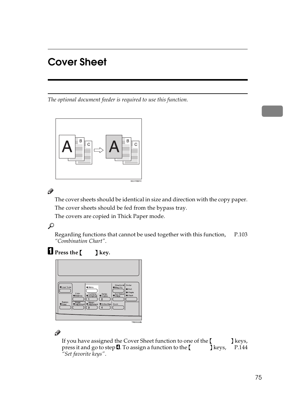 Cover sheet, Front cover, 2cover sheet | Lanier 5625 User Manual | Page 87 / 180