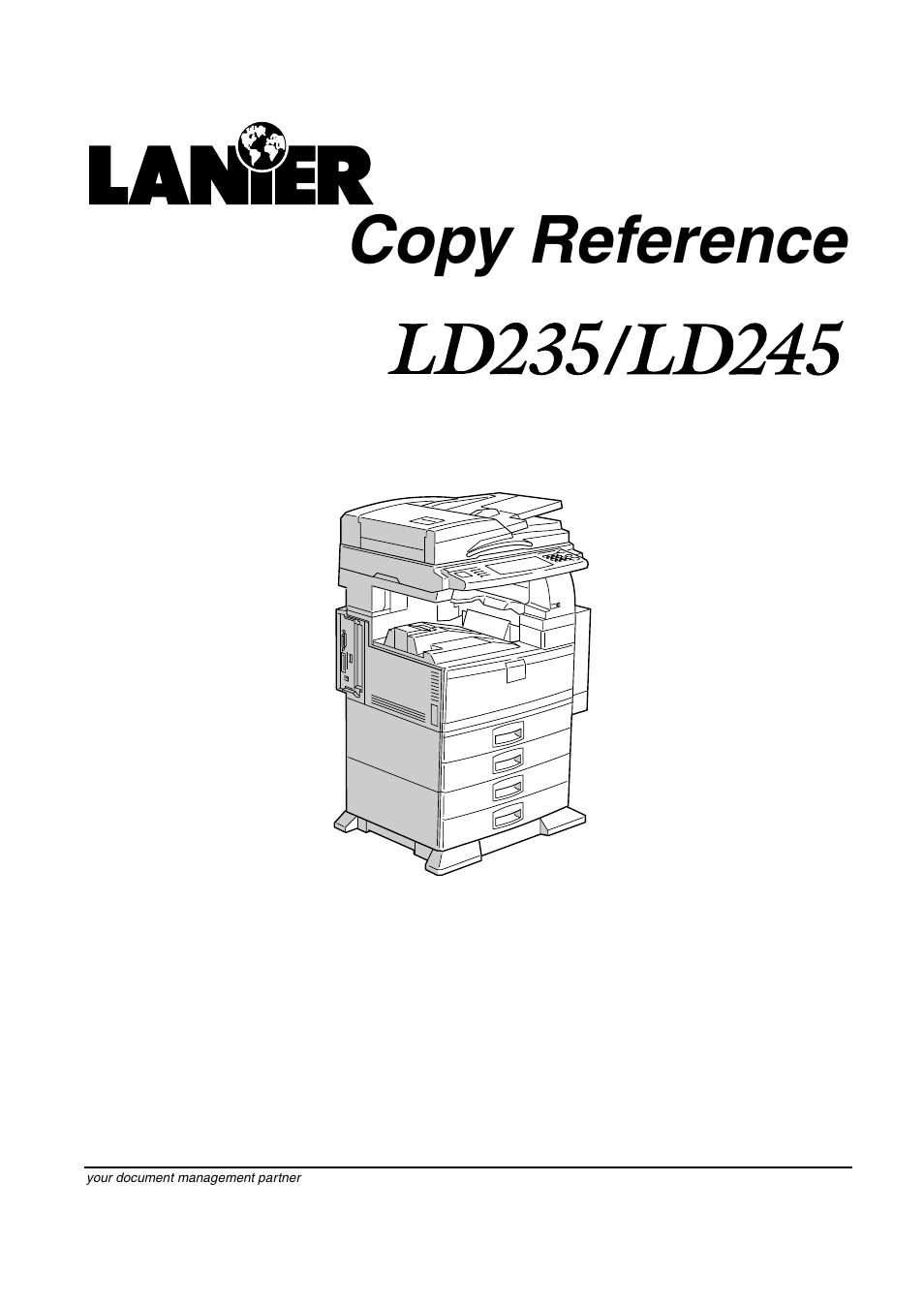 Lanier LD235 User Manual | 134 pages