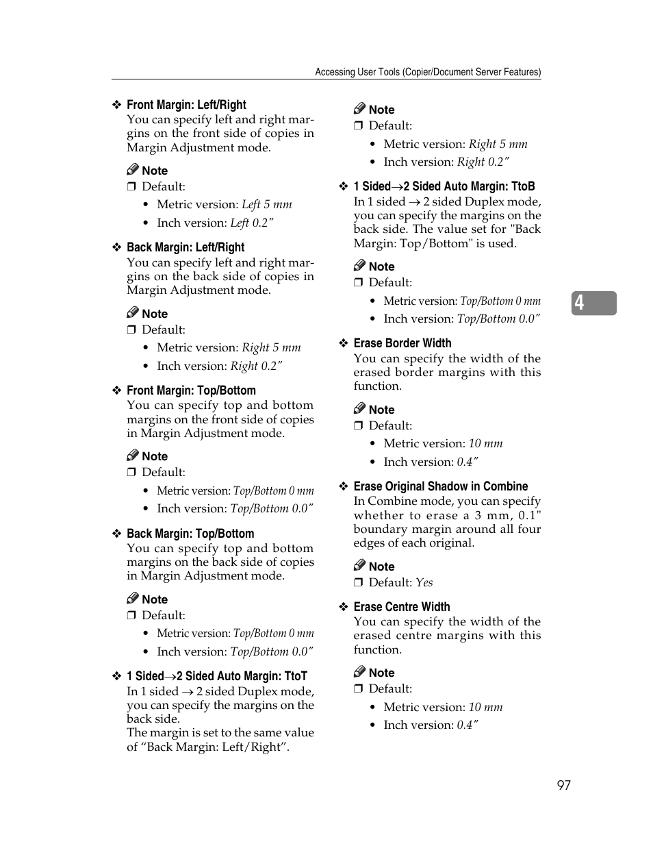 P.97 “erase original shadow in combine | Lanier LD235 User Manual | Page 107 / 134