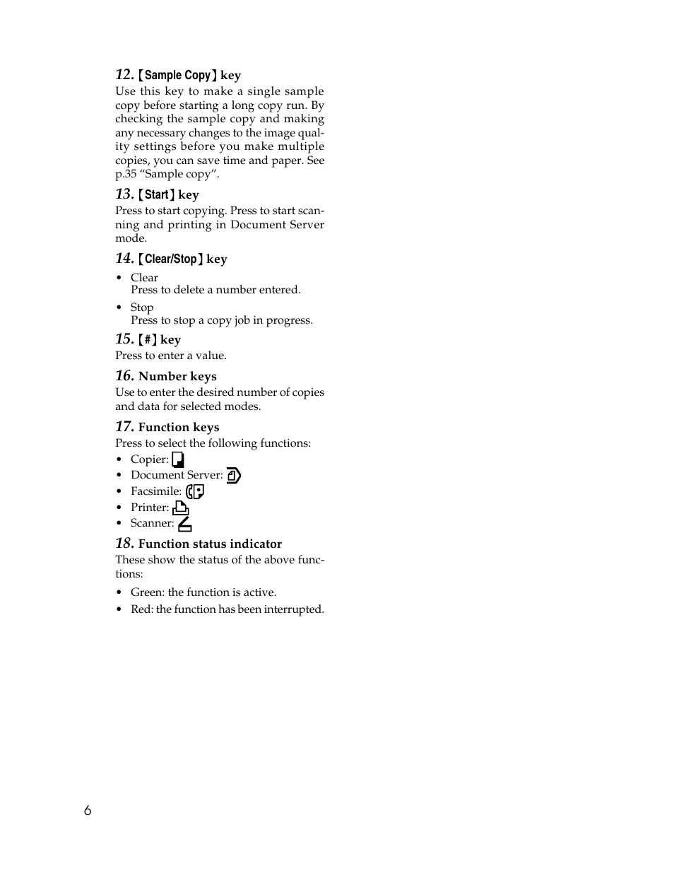 Lanier LD235 User Manual | Page 16 / 134