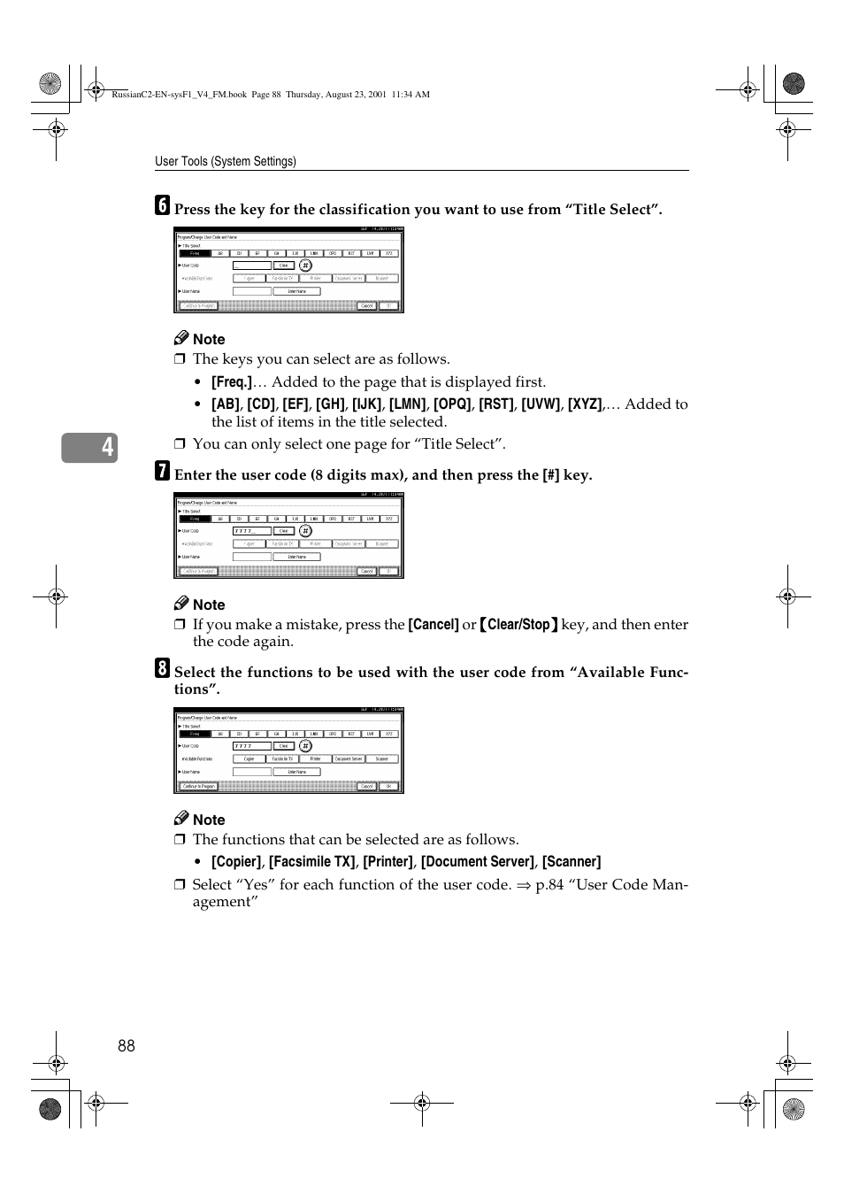 Lanier 5622 AG User Manual | Page 101 / 118