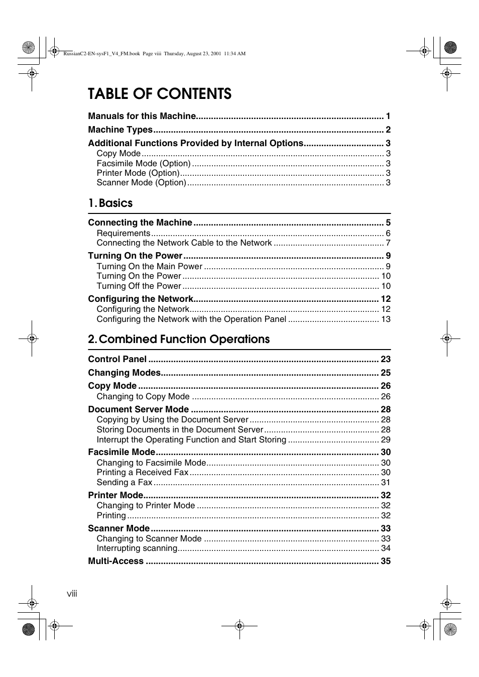 Lanier 5622 AG User Manual | Page 11 / 118