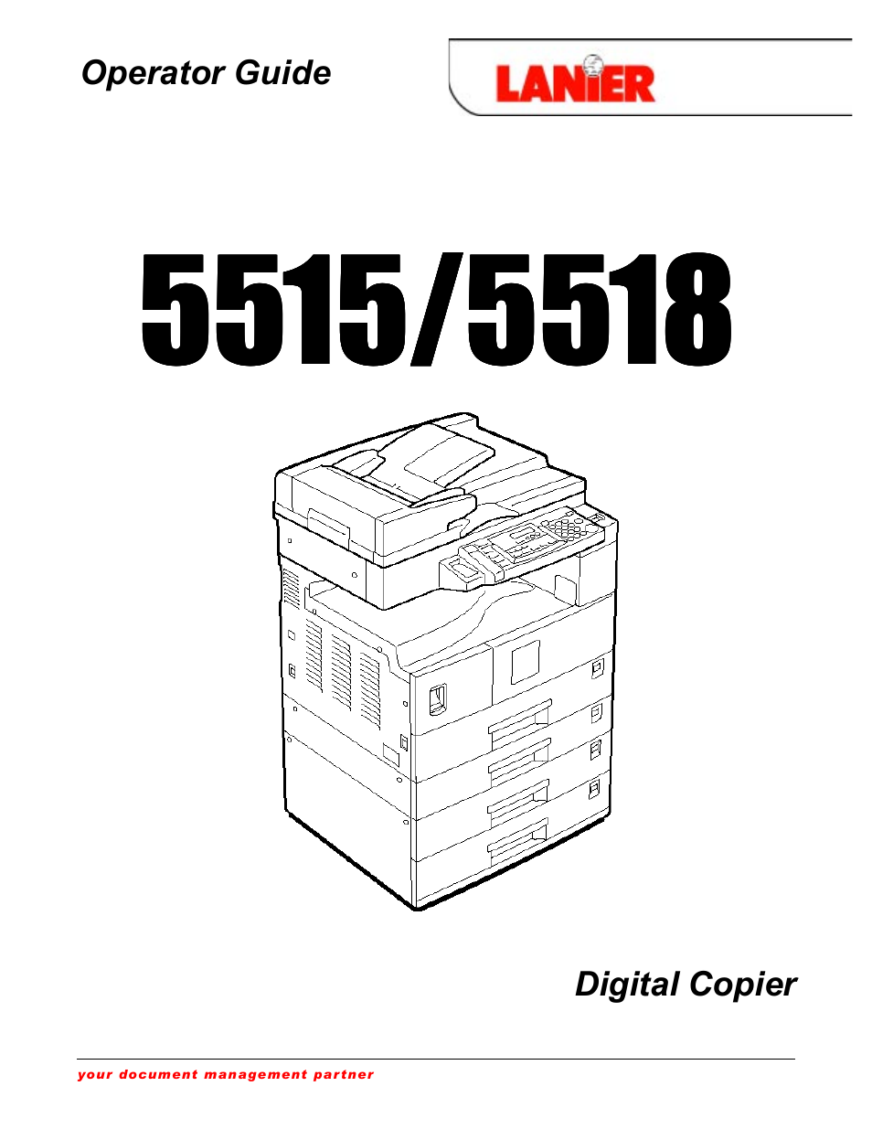 Lanier 5518 User Manual | 97 pages