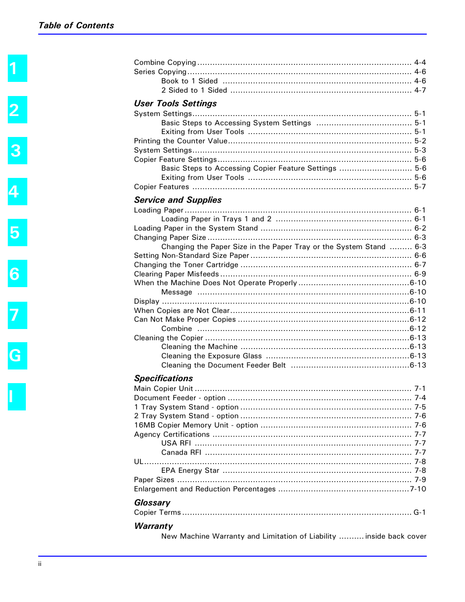 Lanier 5518 User Manual | Page 4 / 97