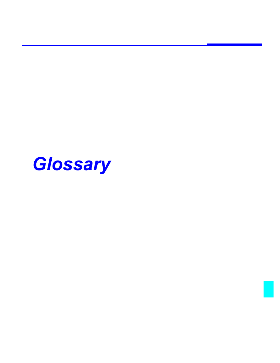 Glossary | Lanier 5518 User Manual | Page 85 / 97