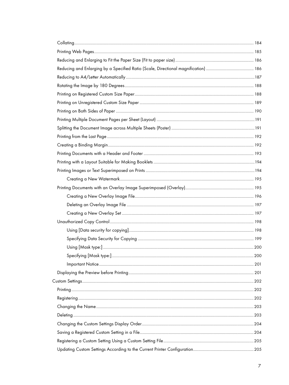 Lanier GX3050 User Manual | Page 10 / 265