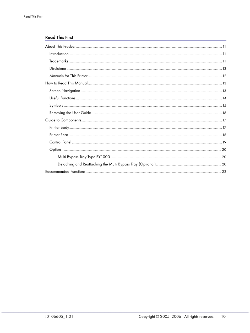 Read this first | Lanier GX3050 User Manual | Page 13 / 265