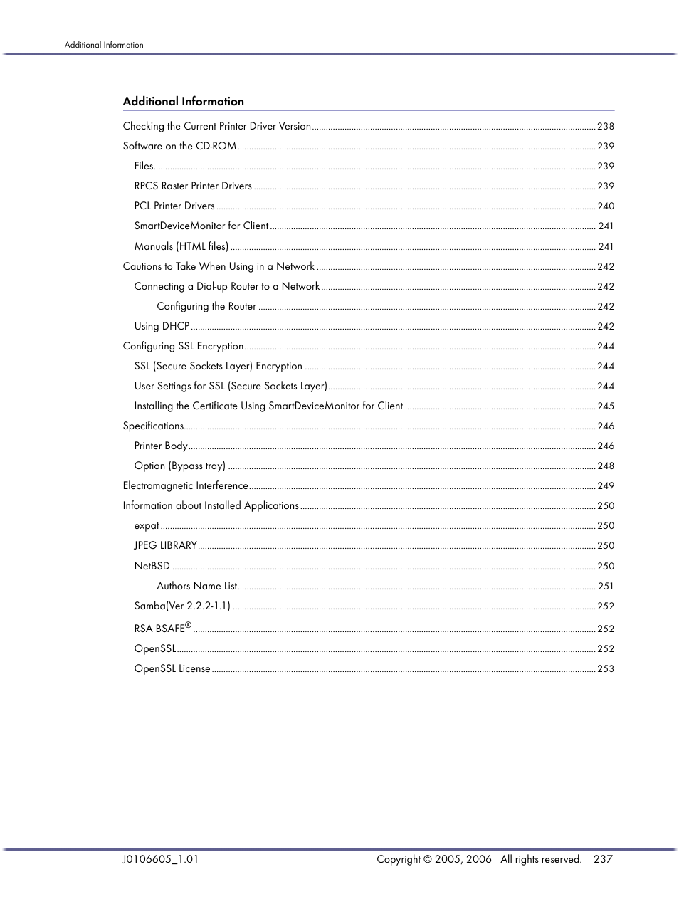 Additional information | Lanier GX3050 User Manual | Page 240 / 265
