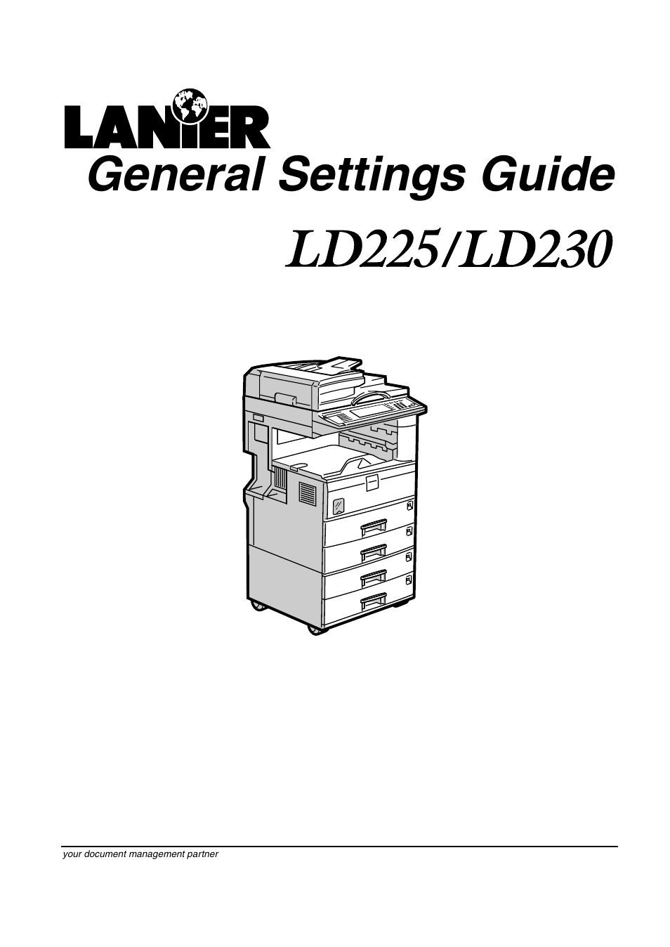 Lanier LD230 User Manual | 182 pages