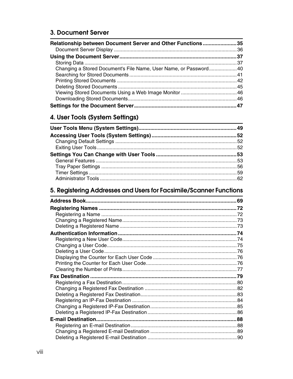 Lanier LD230 User Manual | Page 10 / 182