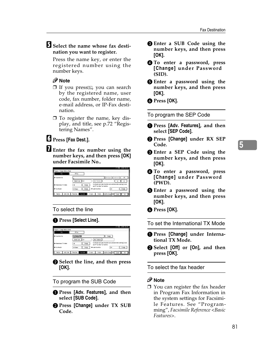 Lanier LD230 User Manual | Page 93 / 182