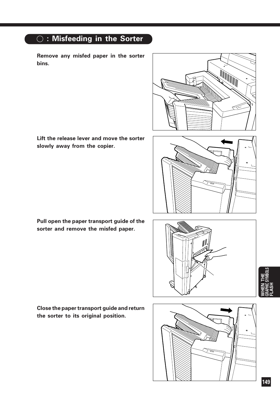 6) misfeeding in the sorter | Lanier DIGITAL COLOR PRINTER/COPIER 5722 User Manual | Page 154 / 173