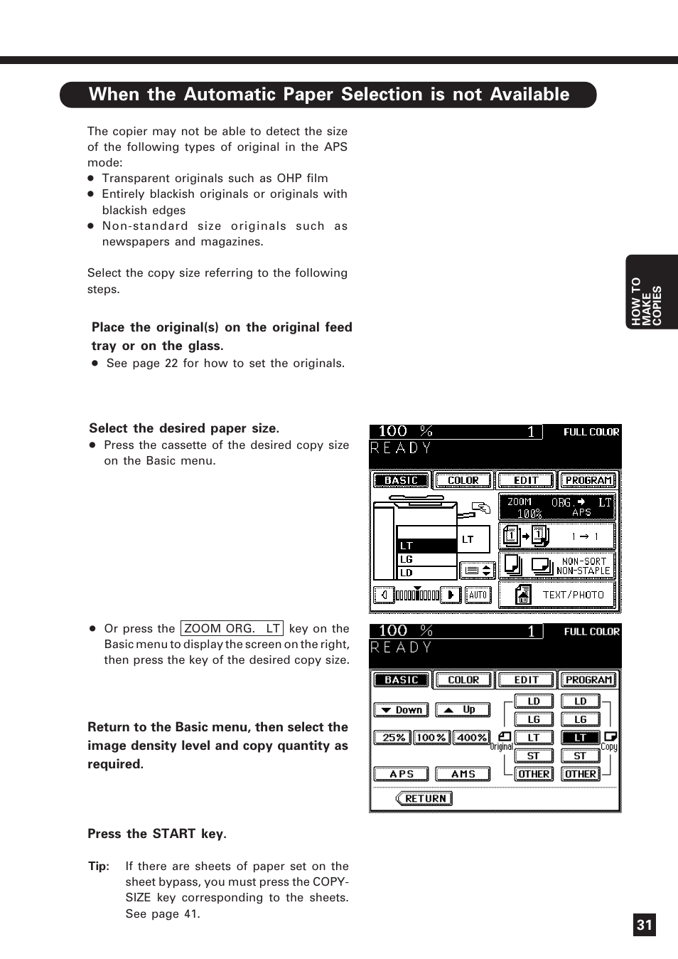 Lanier DIGITAL COLOR PRINTER/COPIER 5722 User Manual | Page 34 / 173
