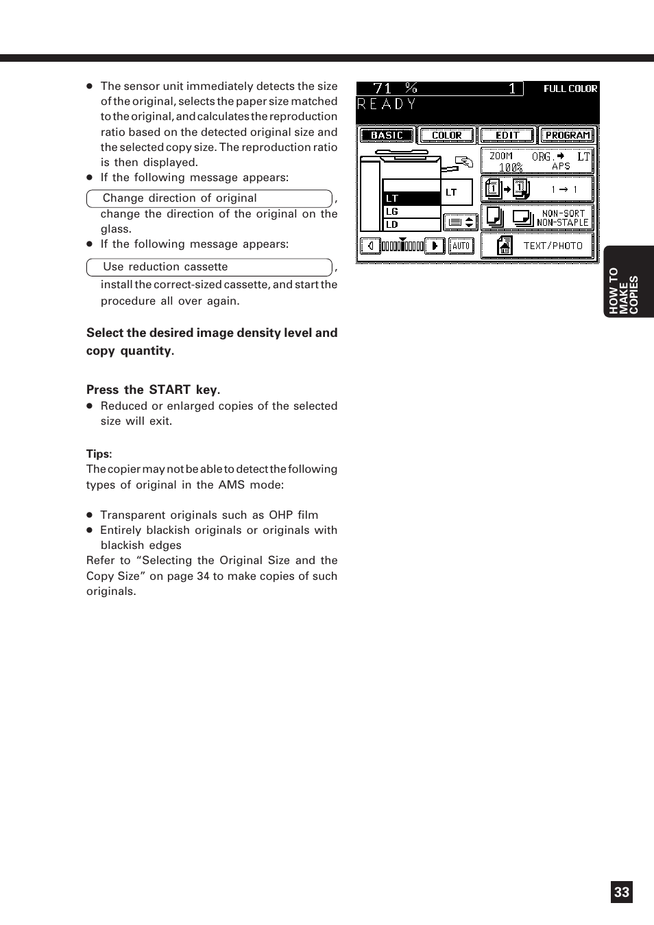 Lanier DIGITAL COLOR PRINTER/COPIER 5722 User Manual | Page 36 / 173