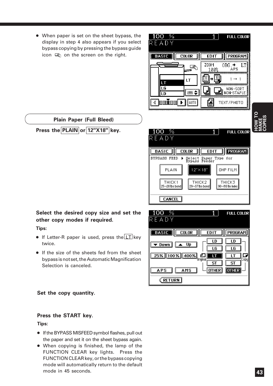 Lanier DIGITAL COLOR PRINTER/COPIER 5722 User Manual | Page 46 / 173