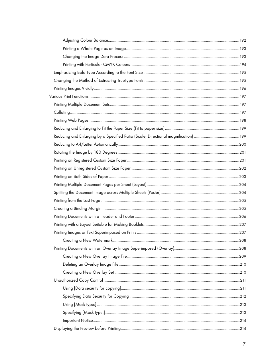 Lanier GX5050 User Manual | Page 10 / 279