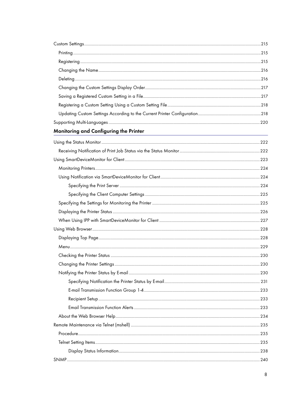 Lanier GX5050 User Manual | Page 11 / 279