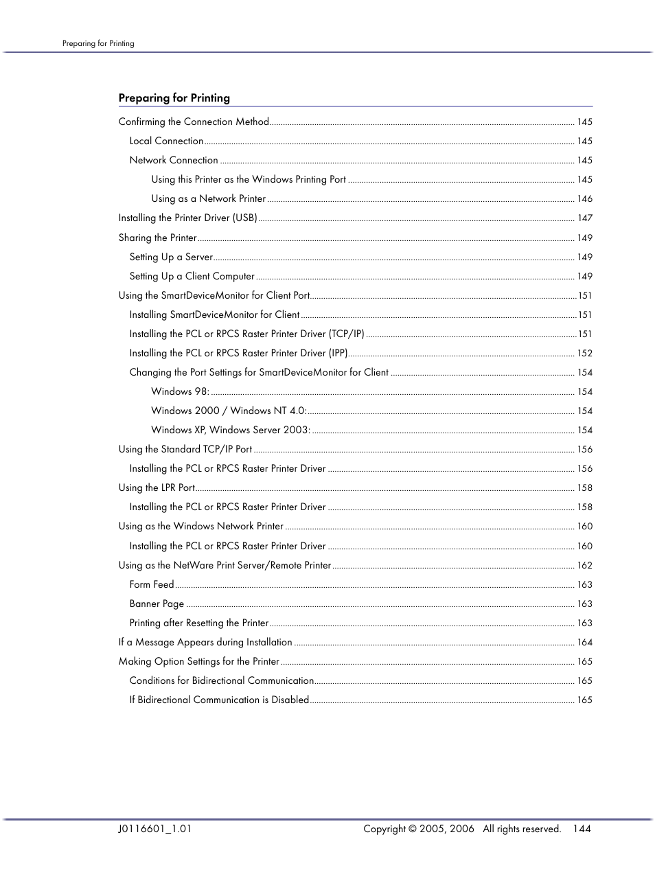 Preparing for printing | Lanier GX5050 User Manual | Page 147 / 279