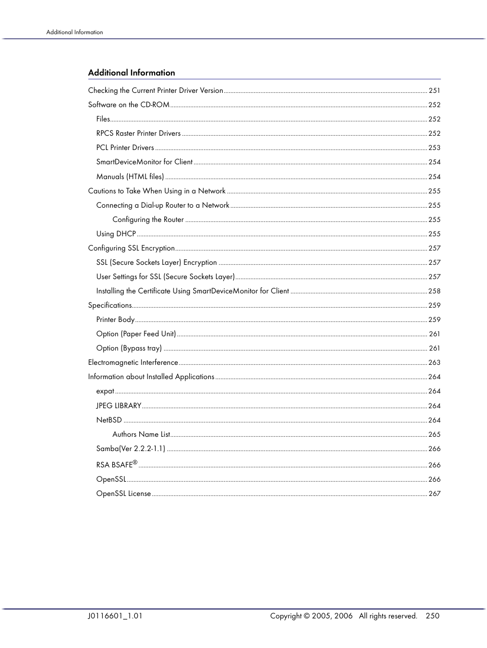 Additional information | Lanier GX5050 User Manual | Page 253 / 279